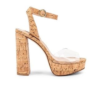 Steve Madden Maxwell Clear Heels